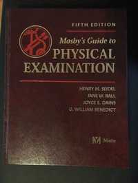 Livro técnico Mosby's Guide to Physical Examination (como novo)