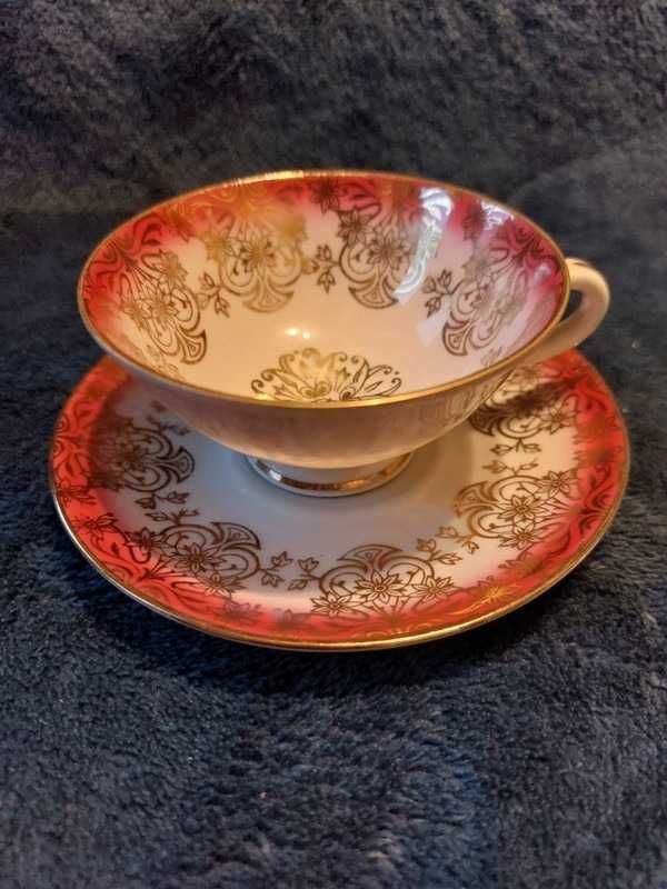 Bavaria GKC - porcelanowa filiżanka ze spodkiem do kawy mokka