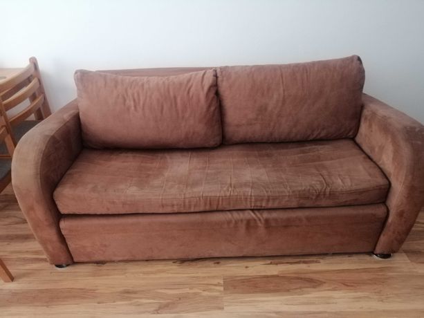 Zestaw sofa dwuosobowa rozkładana +2 fotele