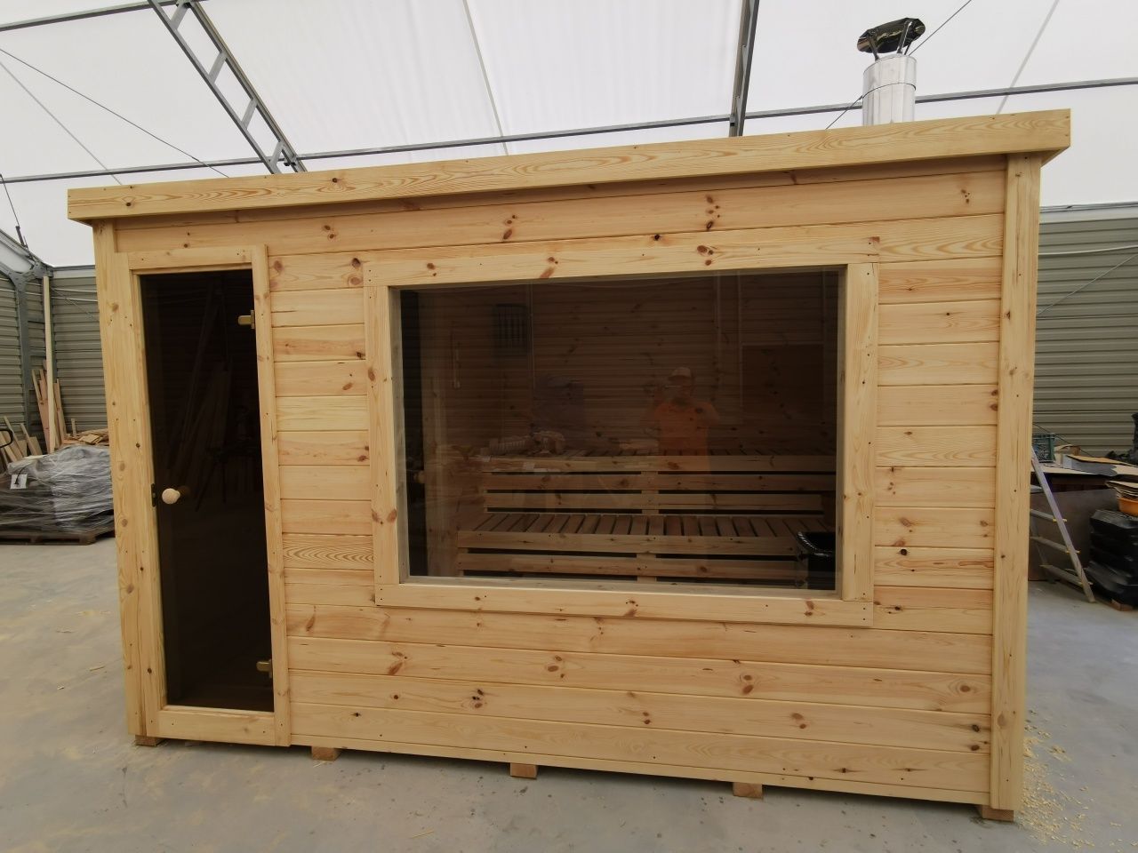 Sauna Ogrodowa Luna 3,5m x 2 m Ocieplona + Piec Raty Leasing