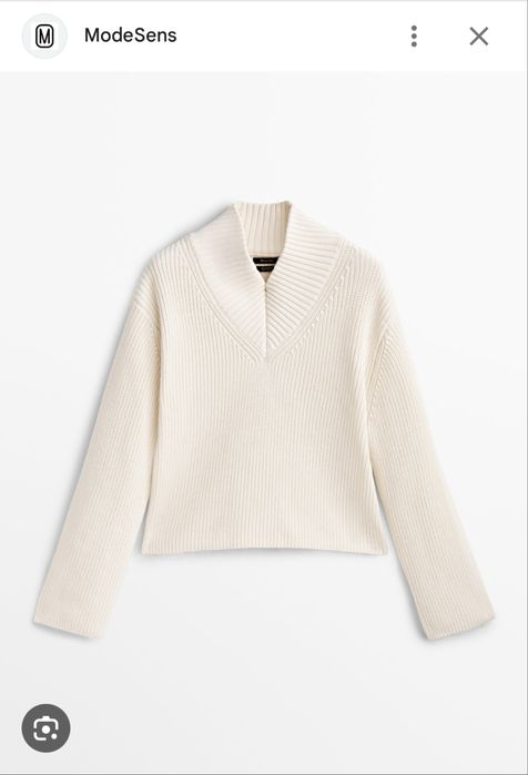 Светр бавовна massimo dutti