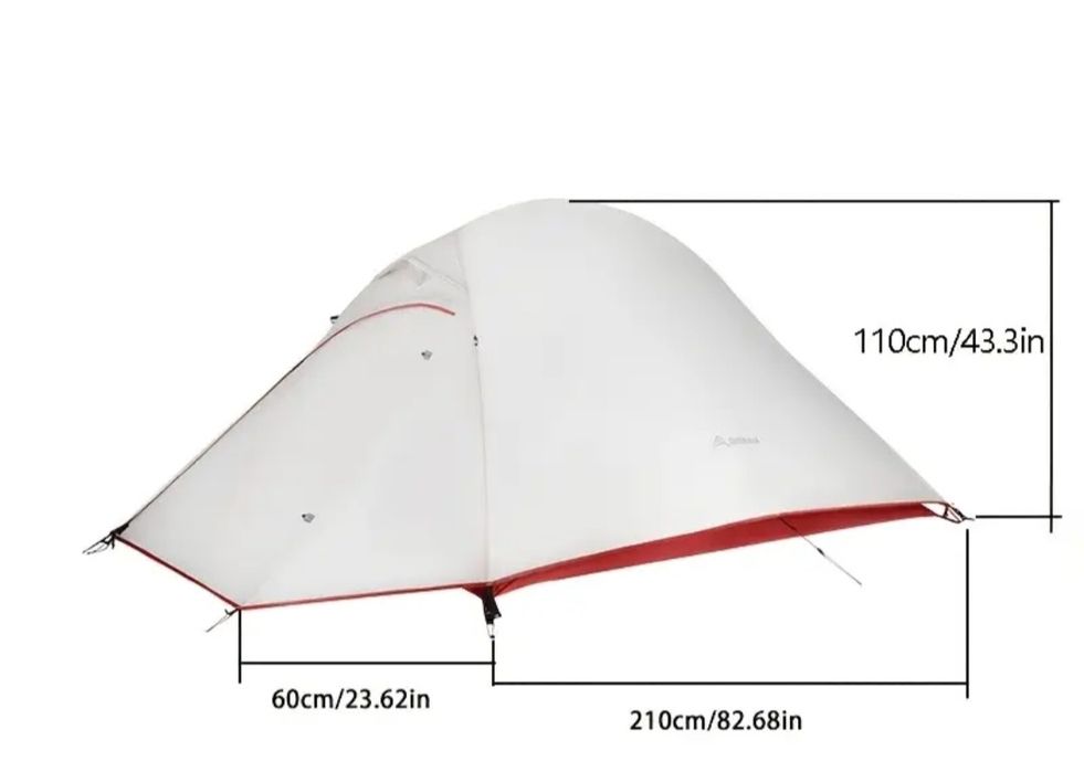 Намет Bisinna Ultra Light 2 (nylon 20D) (Naturehike Cloud Up2)