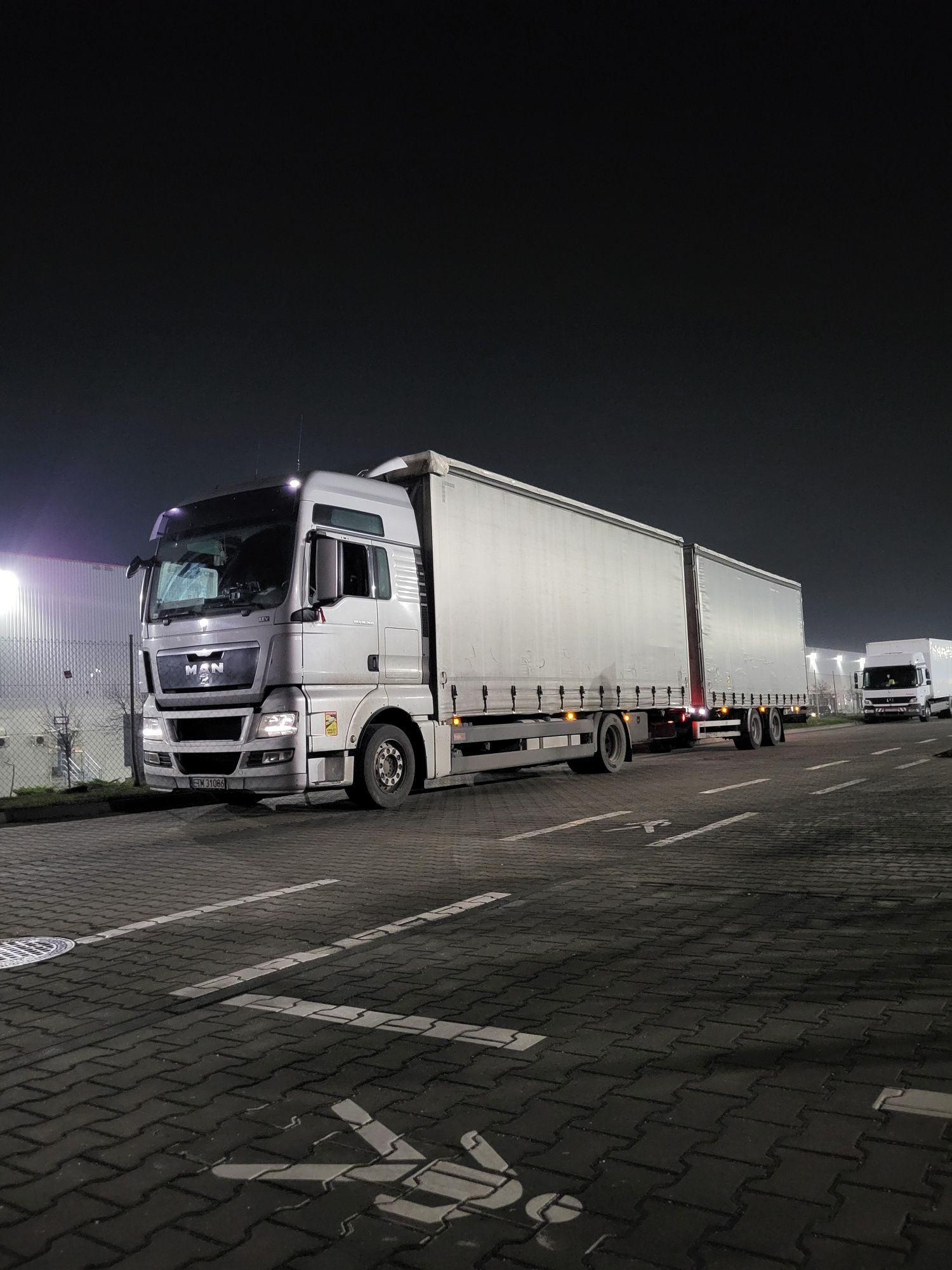 Transport Usługi transportowe ciężarowe 38 palet  tandem zestaw