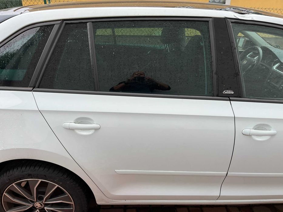 drzwi tył tylne tylnie prawe skoda rapid spaceback edition lf9f 13-19