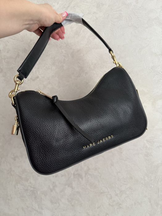 Нова жіноча сумка marc jacobs чорна шкіра