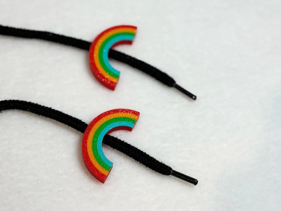 Botões Cordão Coloridos Arco-Íris