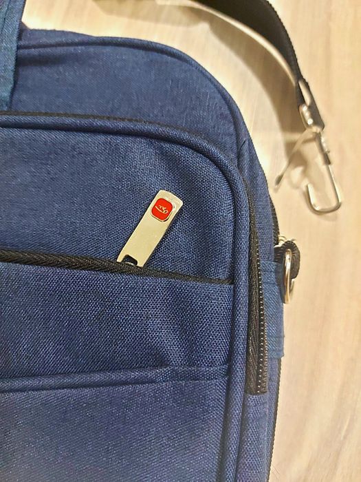 Torba na Laptopa 15 cali Teczka na Dokumenty Nowa Granatowa