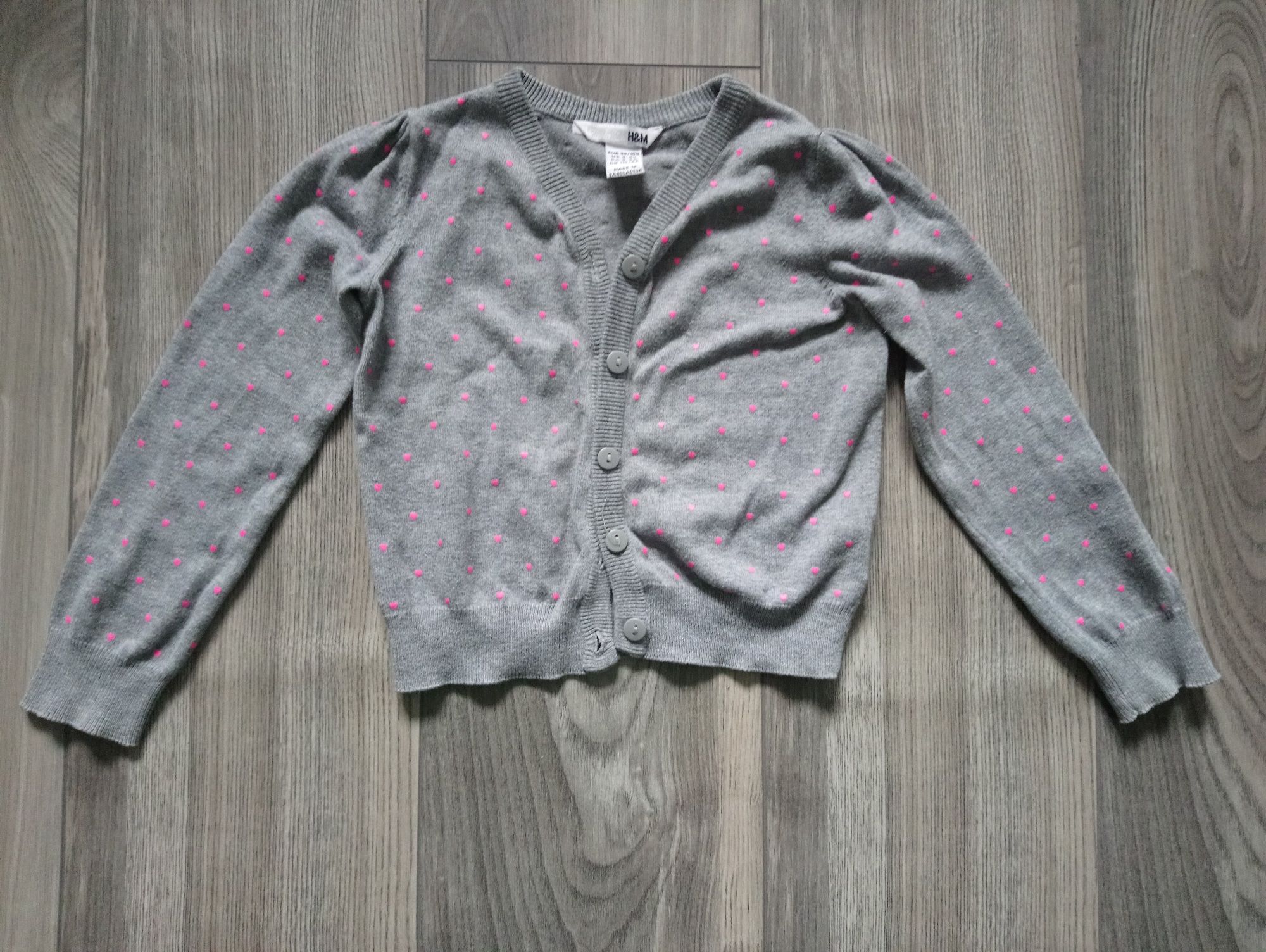 Zestaw Sukienka H&M 104 i sweterek H&M 104