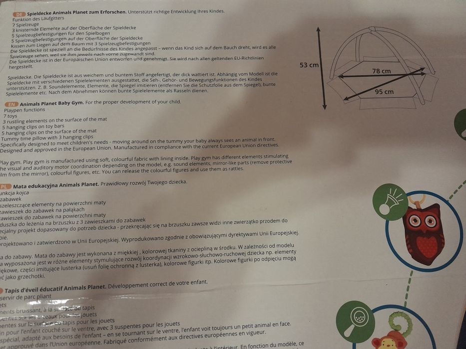 Mata edukacyjna dla dzieci Kinderkraft