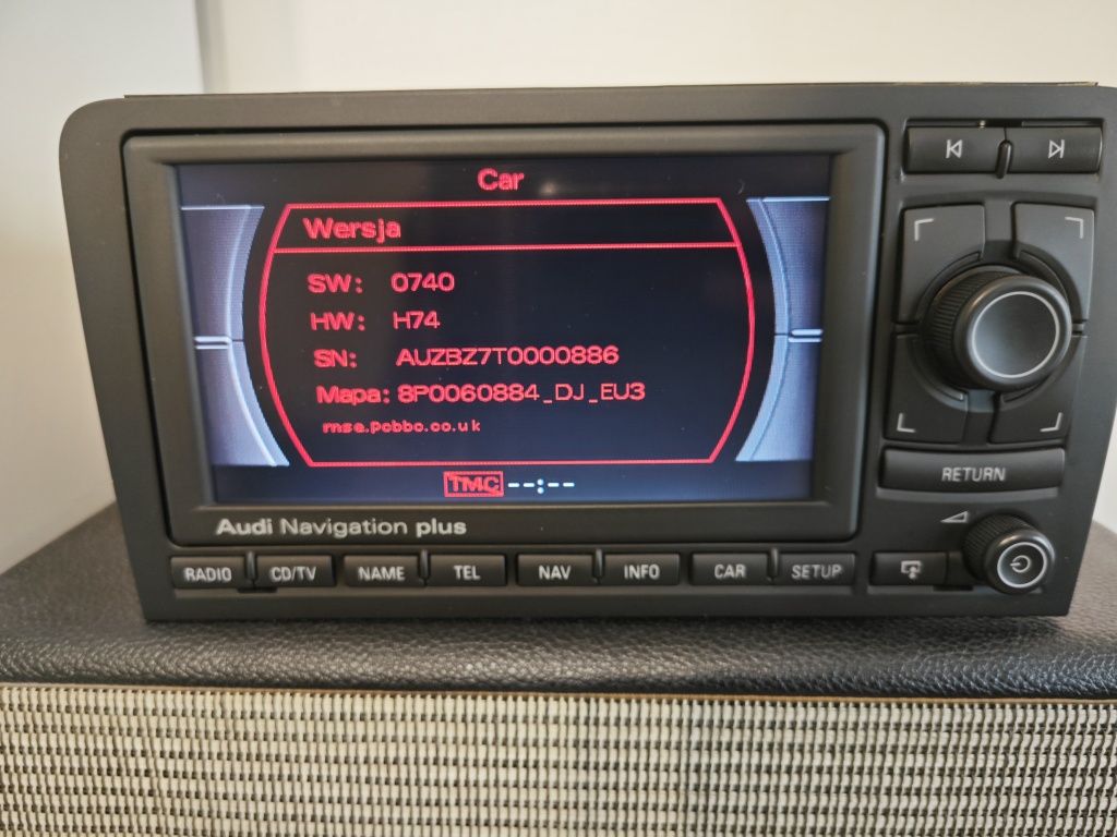 Radio audi rnse a3 8p audi navigation plus vw rns zestaw