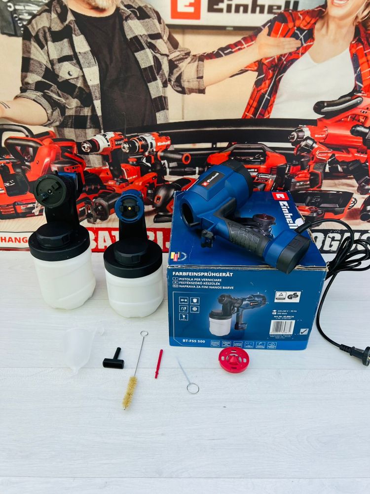 Краскопульт Einhell з аксесуарами BT-FSS 500