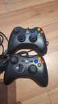 Przewodowe Pady do xbox 360 oraz do komputera czarne cena za komplet