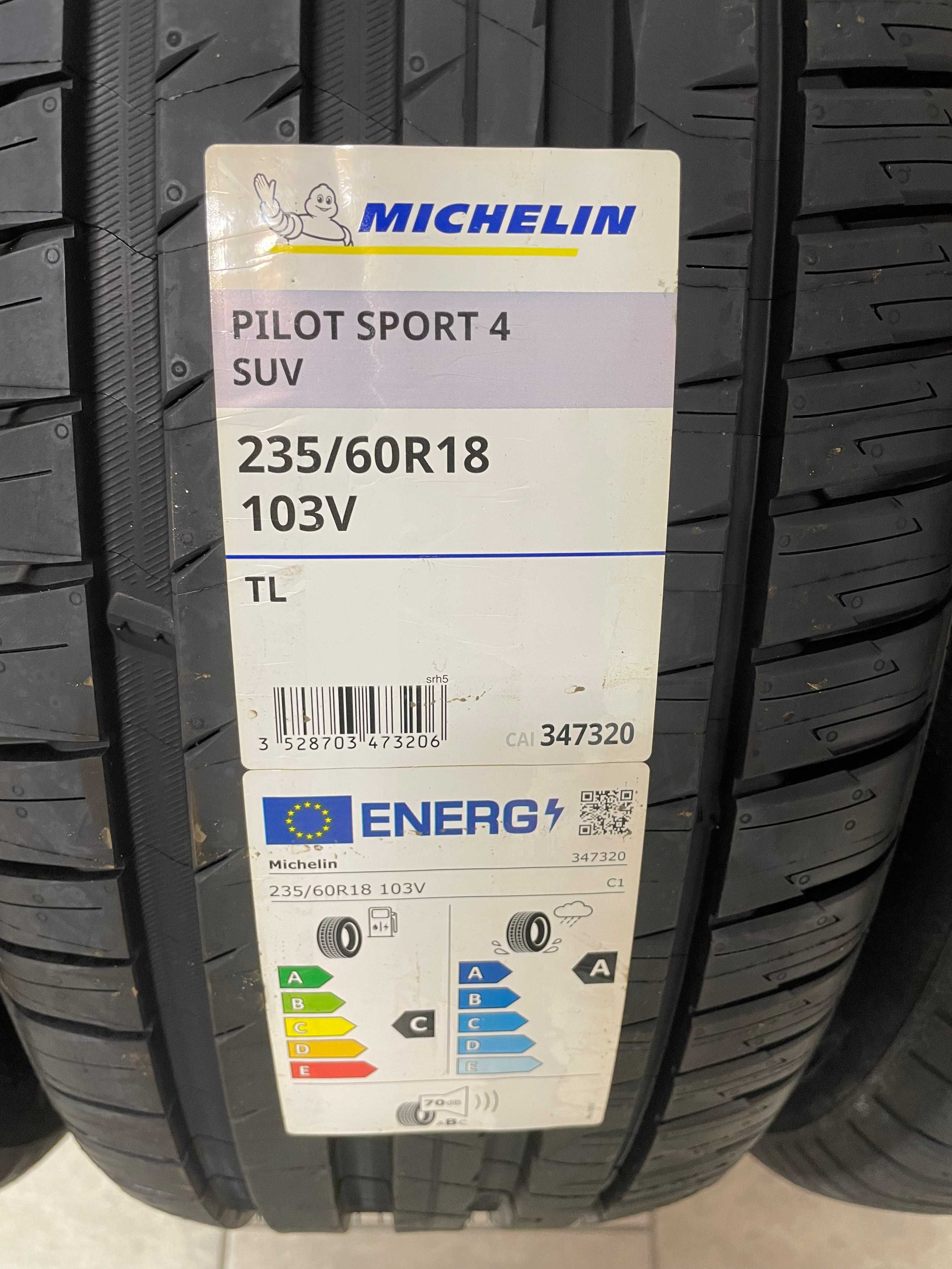 Komplet Opon 4 szt Michelin Pilot Sport Suv  235/60R18 103 V