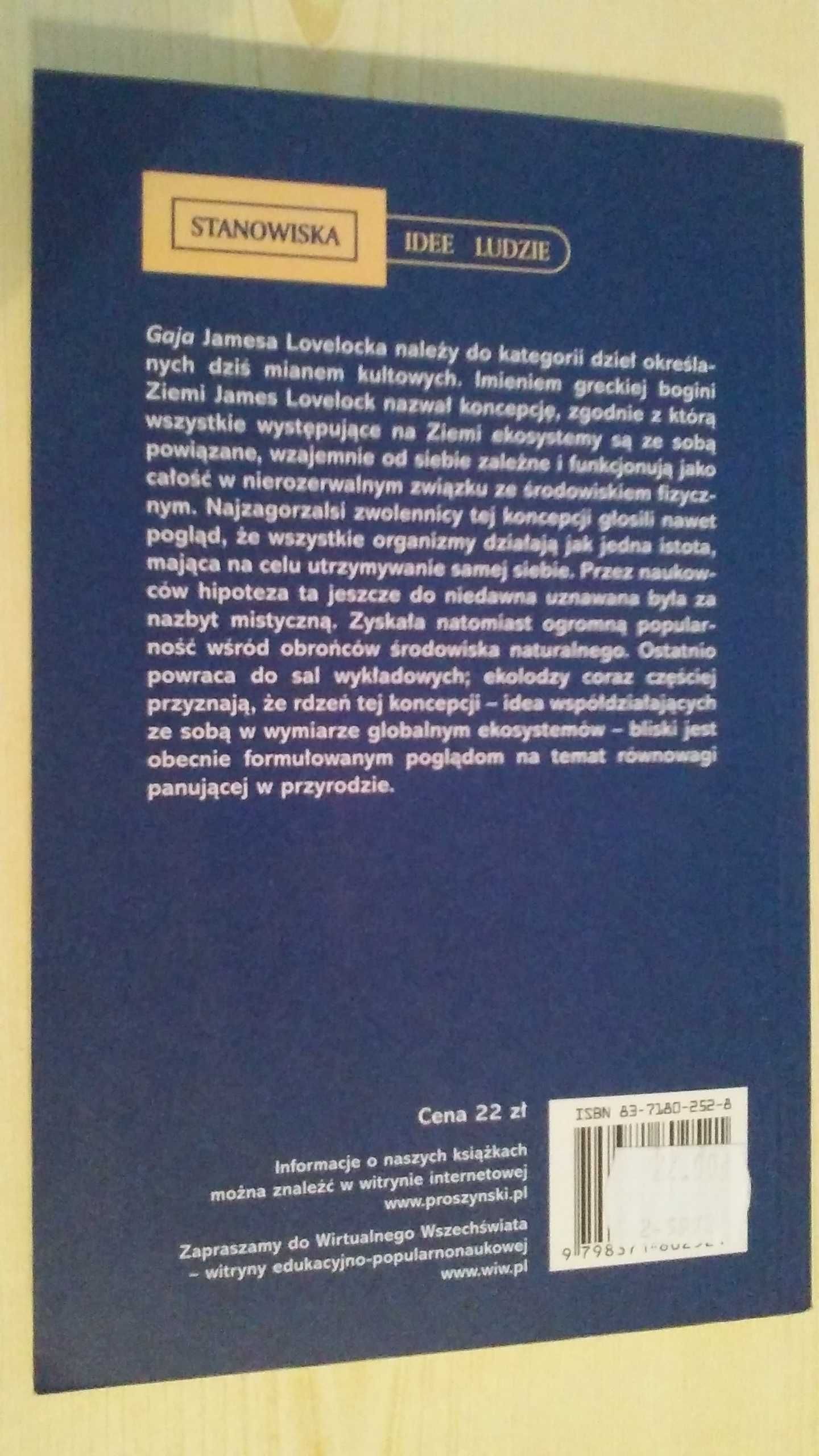 Gaja, Nowe spojrzenie na życie na Ziemi, James Lovelock