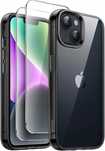 Etui iPhone 14/6,1Cala x2 Szkło Hartowane JETech odporne na wstrząsy c