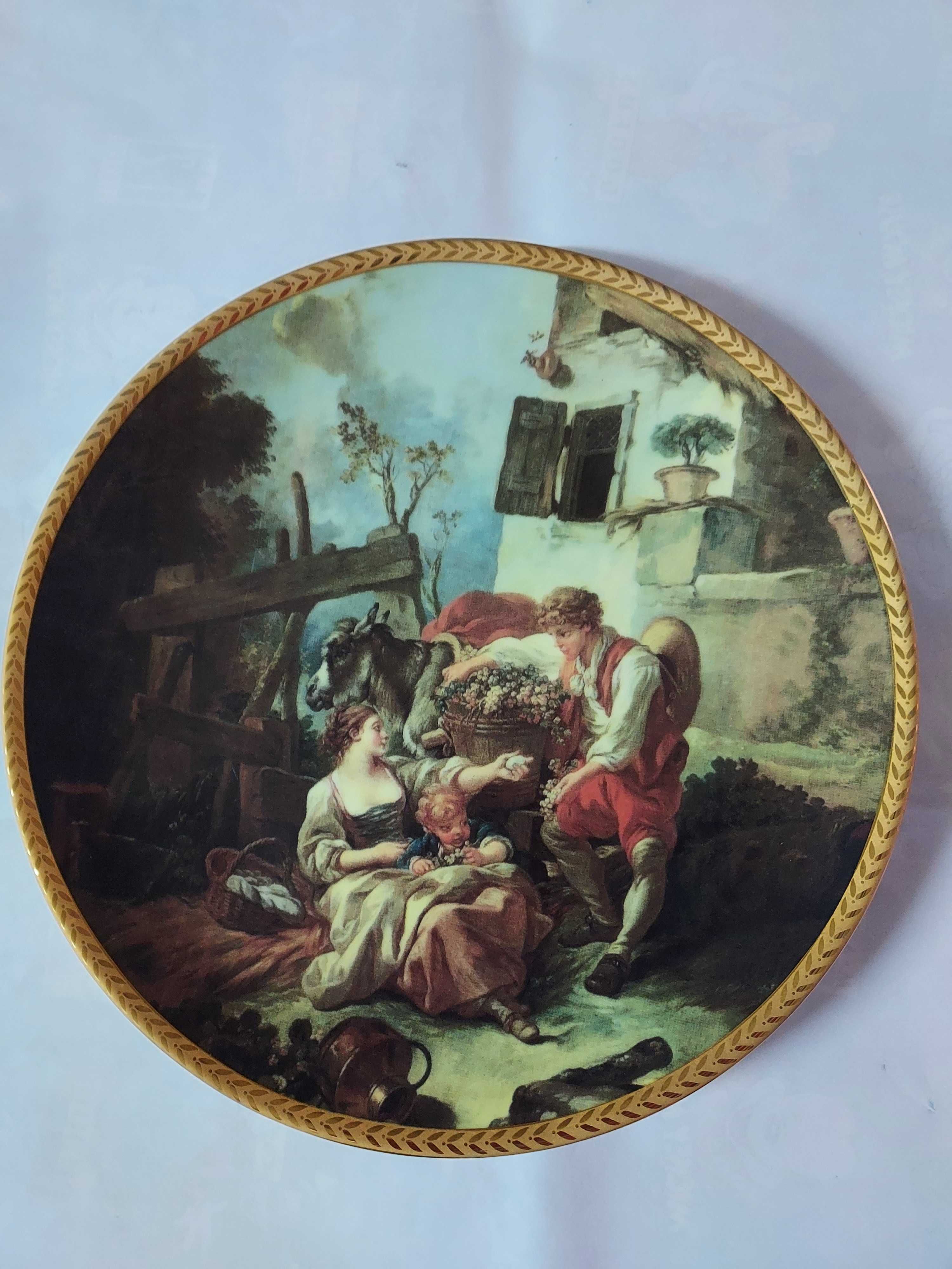 Coleção de 6 Pratos Clássicos da Pintura – Peças Decorativas