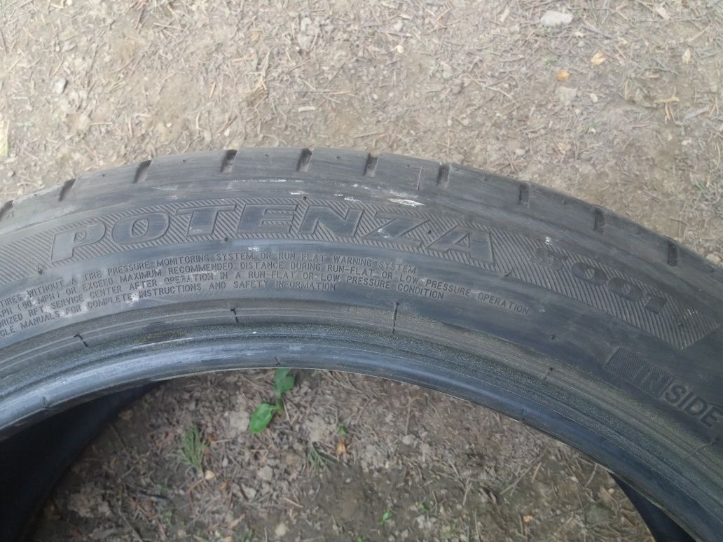 2 Opony letnie 225/45r19 BRIDGESTONE 5.5mm