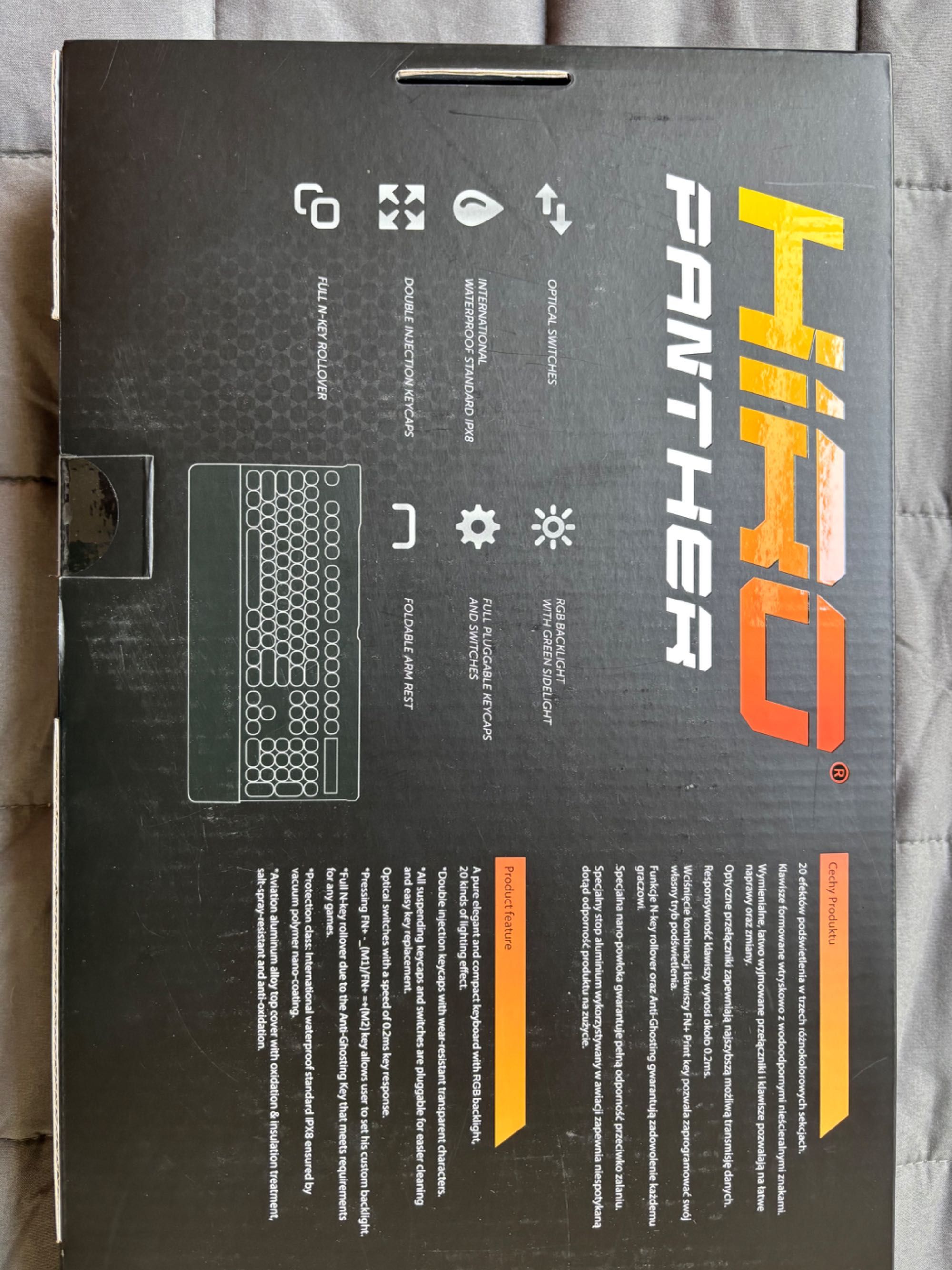 klawiatura mechaniczna Hiro Panther