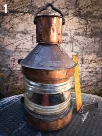 Lanternas nauticas maritimas antigas em cobre