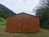 Garaż blaszany 4.5x6.5 m.