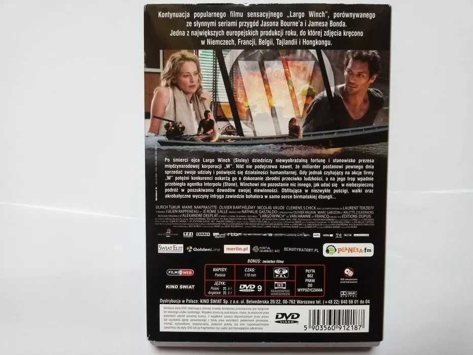 Largo Winch + Largo Winch II: Spisek [DVD, napisy, lektor]