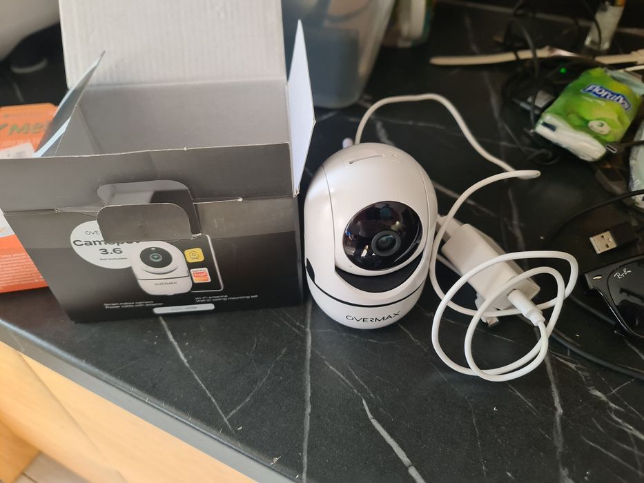 Niania elektryczna, kamera obrotowa Overmax jak nowa!!!