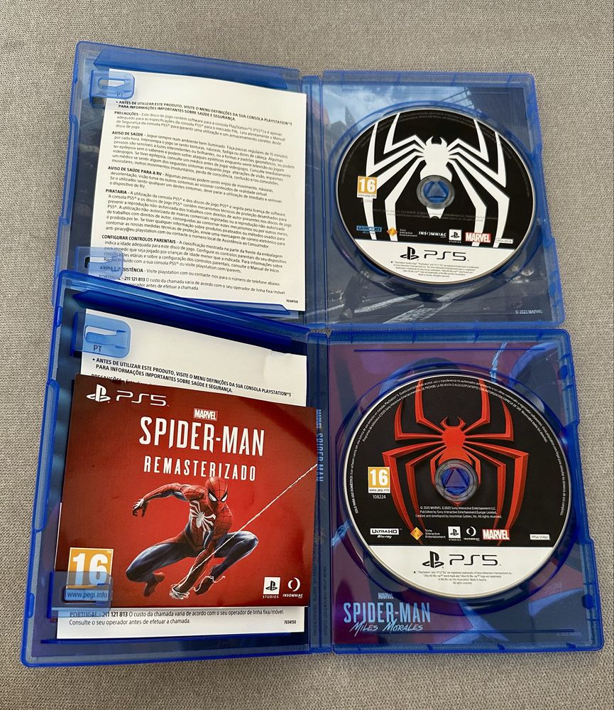 Vendo pack spider-man 2 + spider-man Miles Morales PS5
