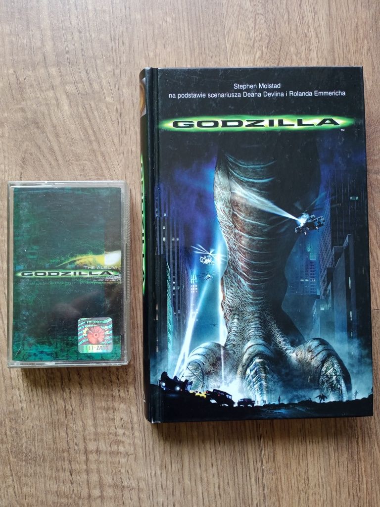 Godzilla kaseta i książka