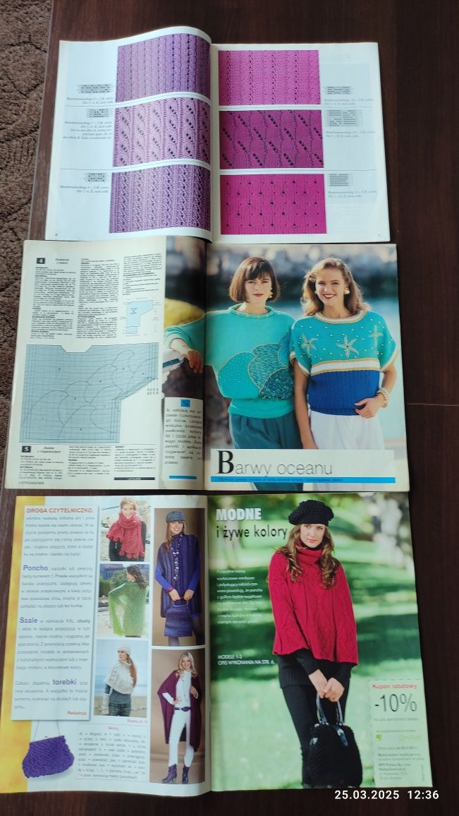 Burda, Diana, modne wzory i dzianiny