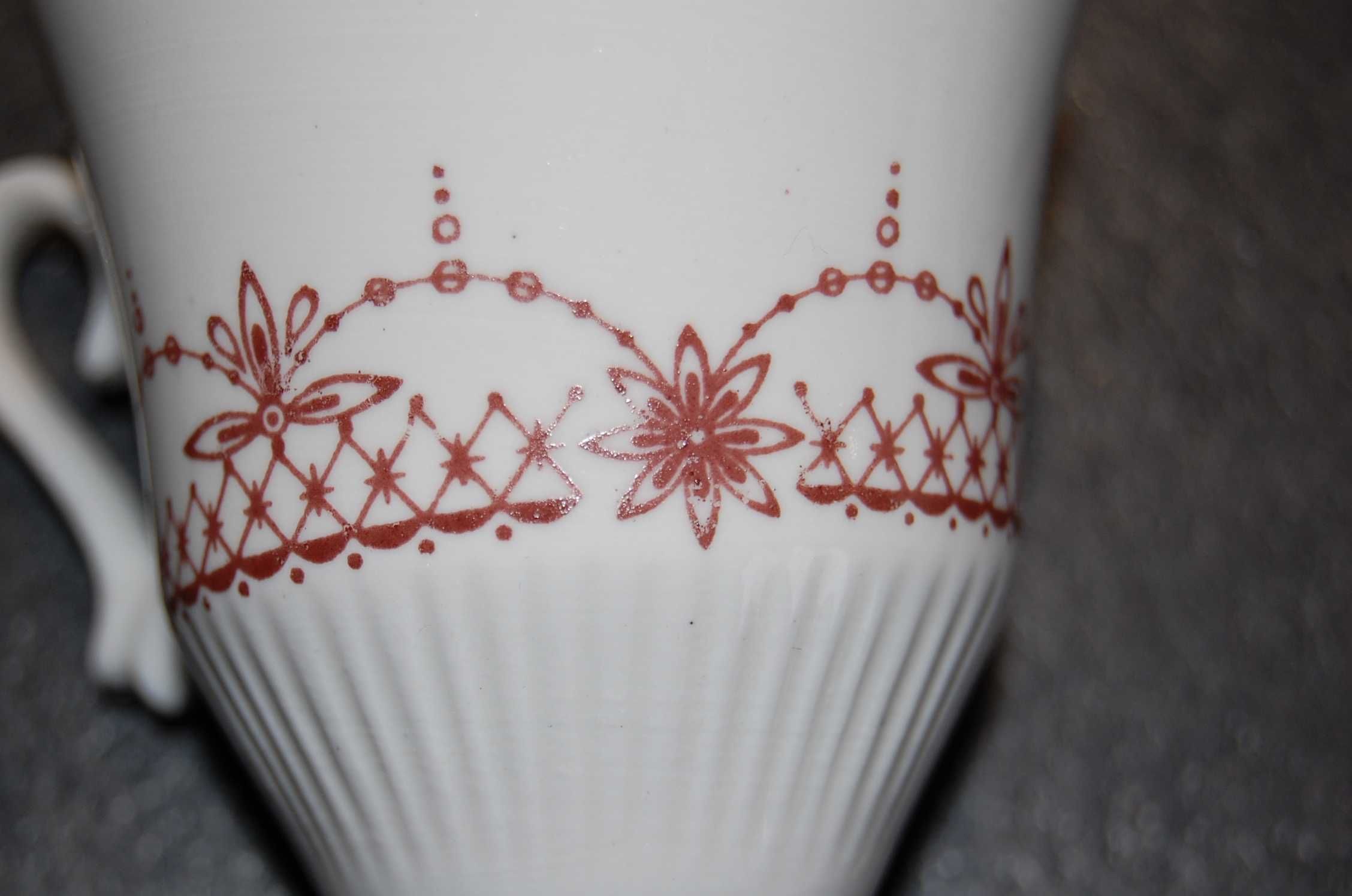 Filiżanki porcelanowe, sygnowane - Baranówka - 5 sztuk