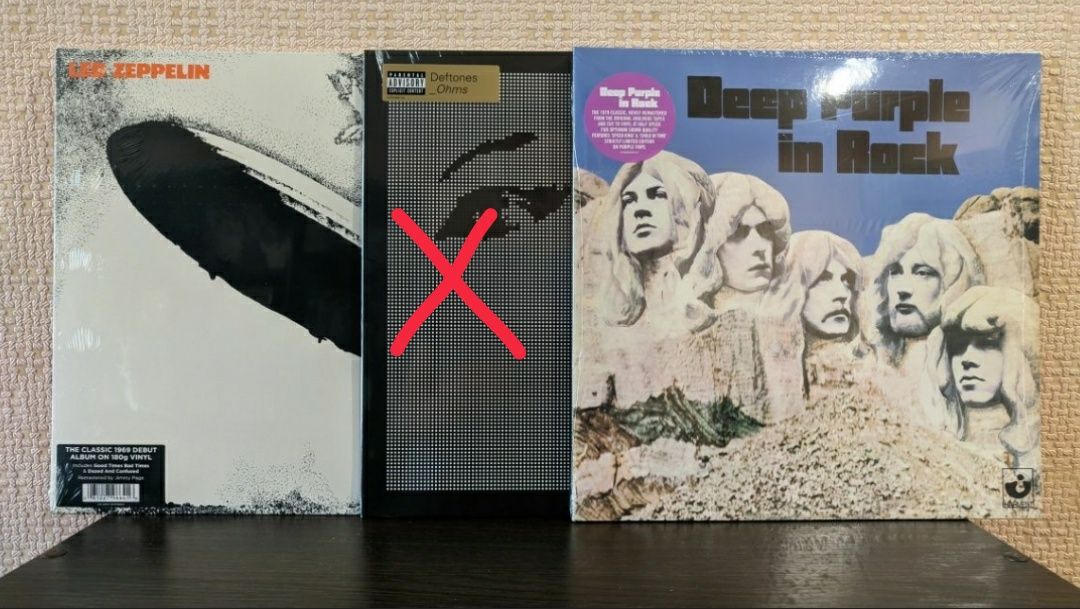 Винил Deep Purple,Led Zeppelin.