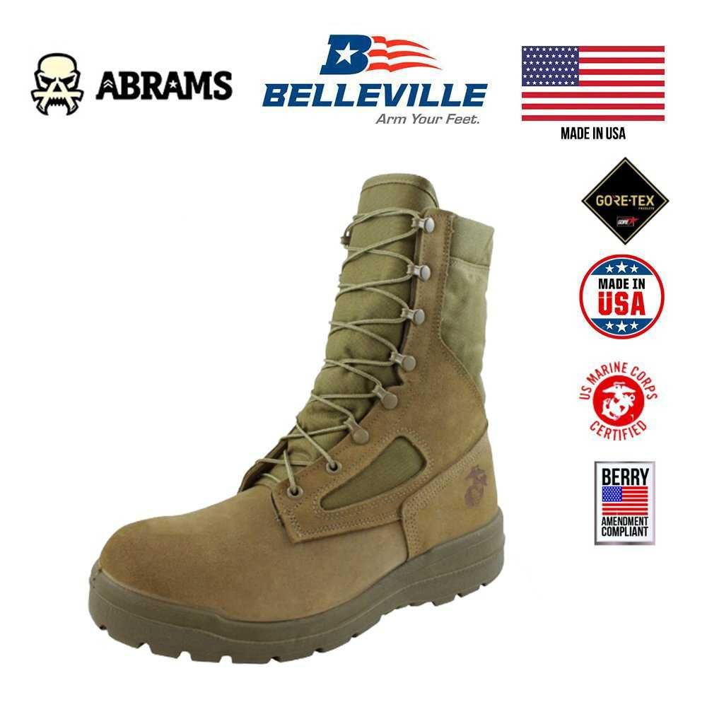 Черевики Belleville 500/USMC Waterproof Combat Boot (EGA)| Coyote