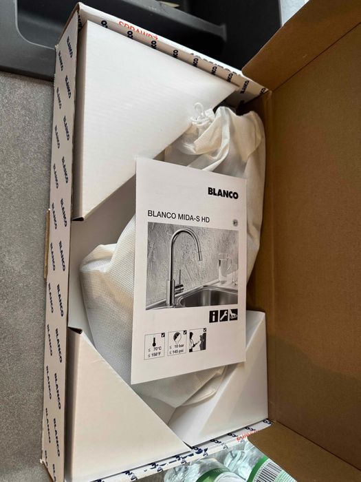 Nowa bateria Blanco Mida-S Chrom (521454) - 30 % taniej niż w sklepie
