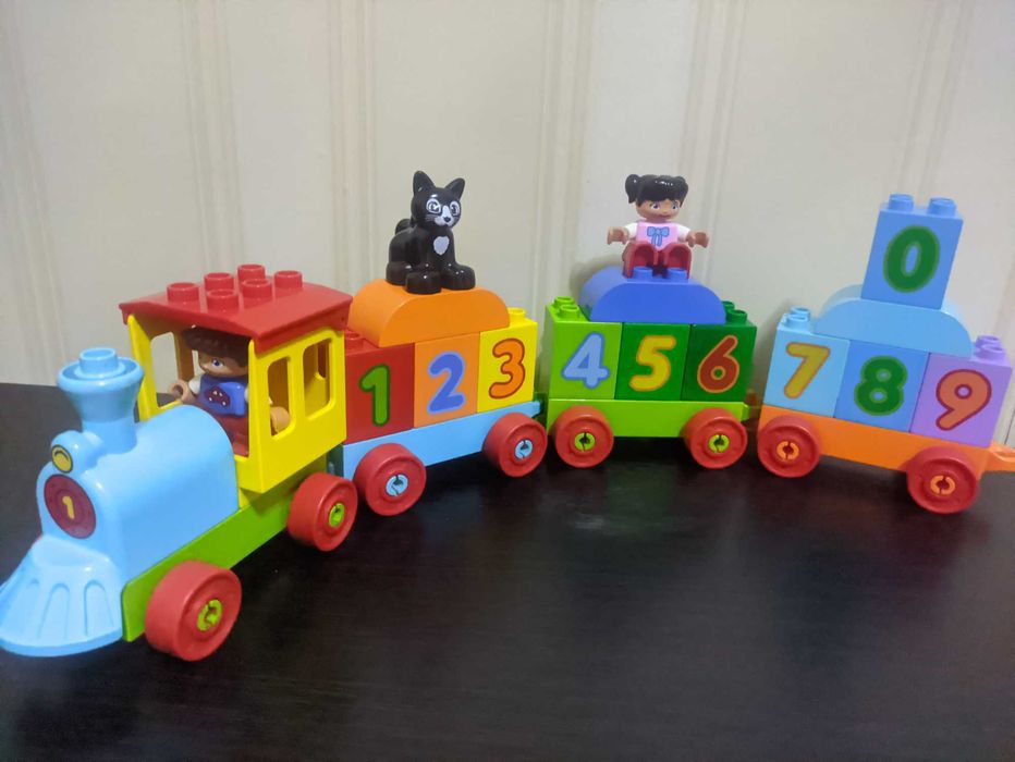 Lego Duplo Потяг Рахуй та грай поїзд лічба паровоз цифри поезд 10847
