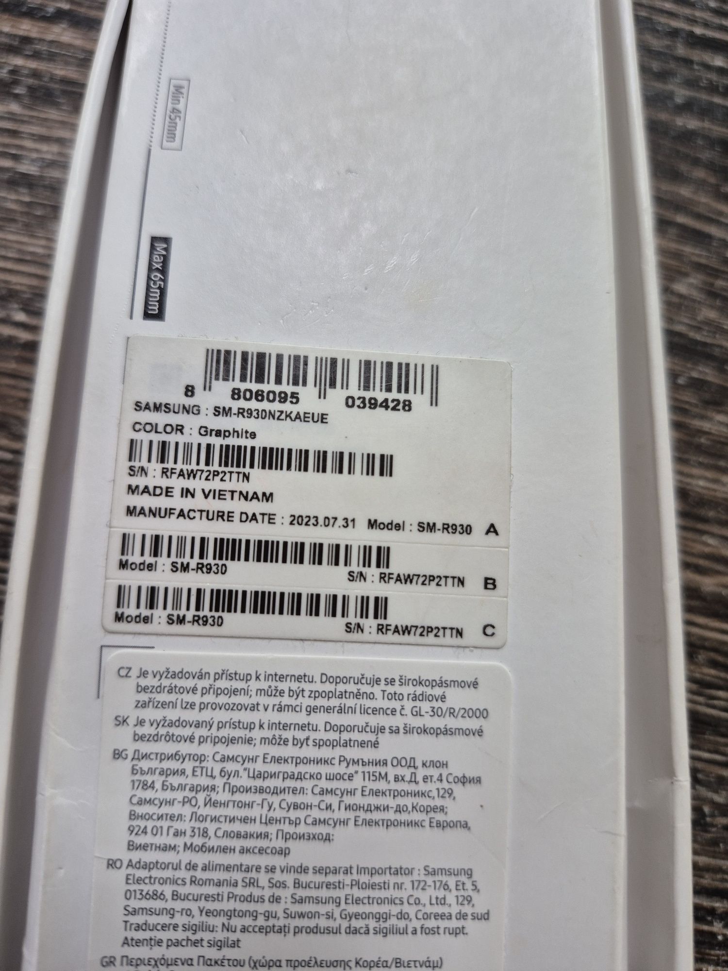 Smartwatch Samsung Galaxy Watch 6 czarny