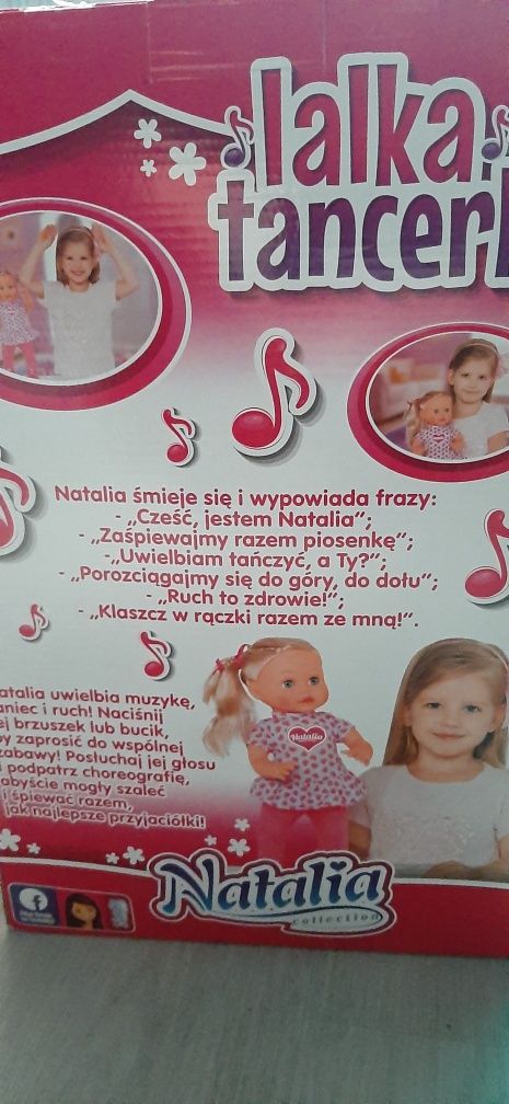 Lalka Natalia śpiewa i tańczy Natalia Collection