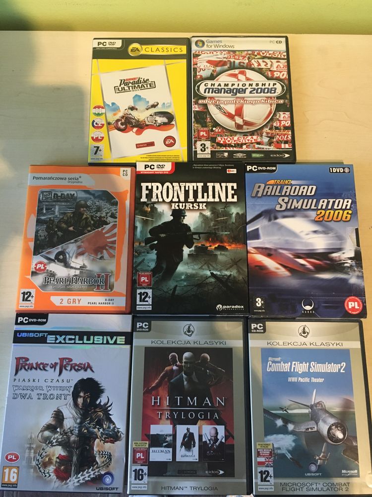 Gry na PC Prince of Persia, Hitman Trylogia, Combat Flight Simulator 2