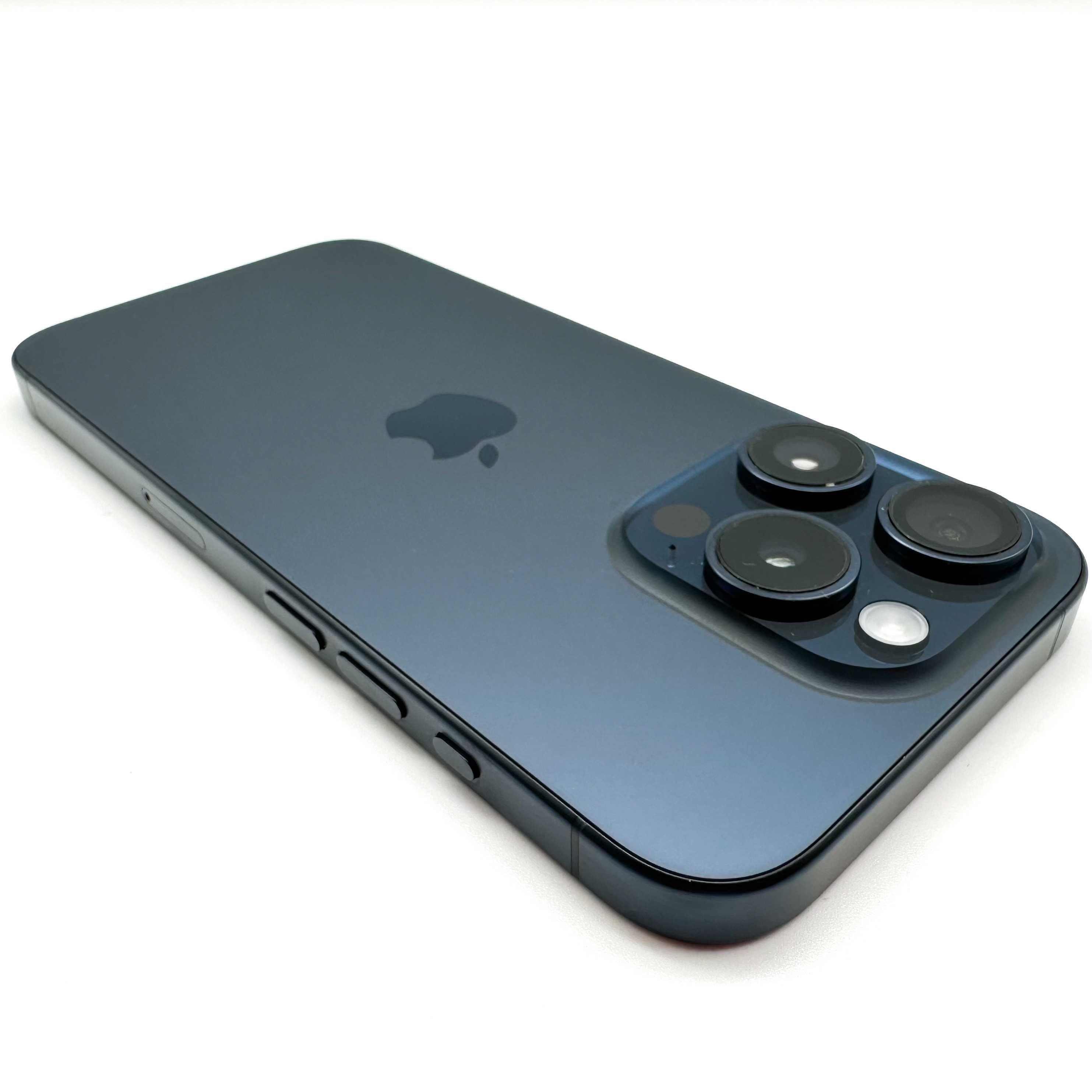 iPhone 15 Pro 128gb Tytan Niebieski 3990zł bateria 100% Żelazna 89
