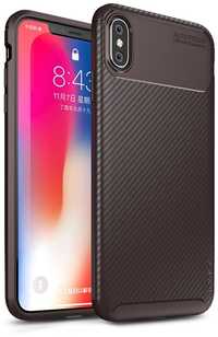 Чохол-накладка Ipaky Carbon Fiber Series/Soft TPU Case Apple iPhone XS