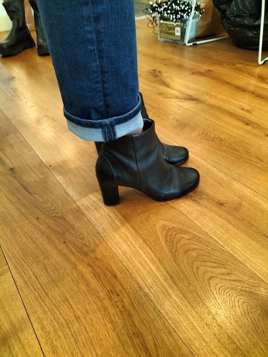 Kozaki damskie nieocieplane skóra naturalna ECCO roz.40