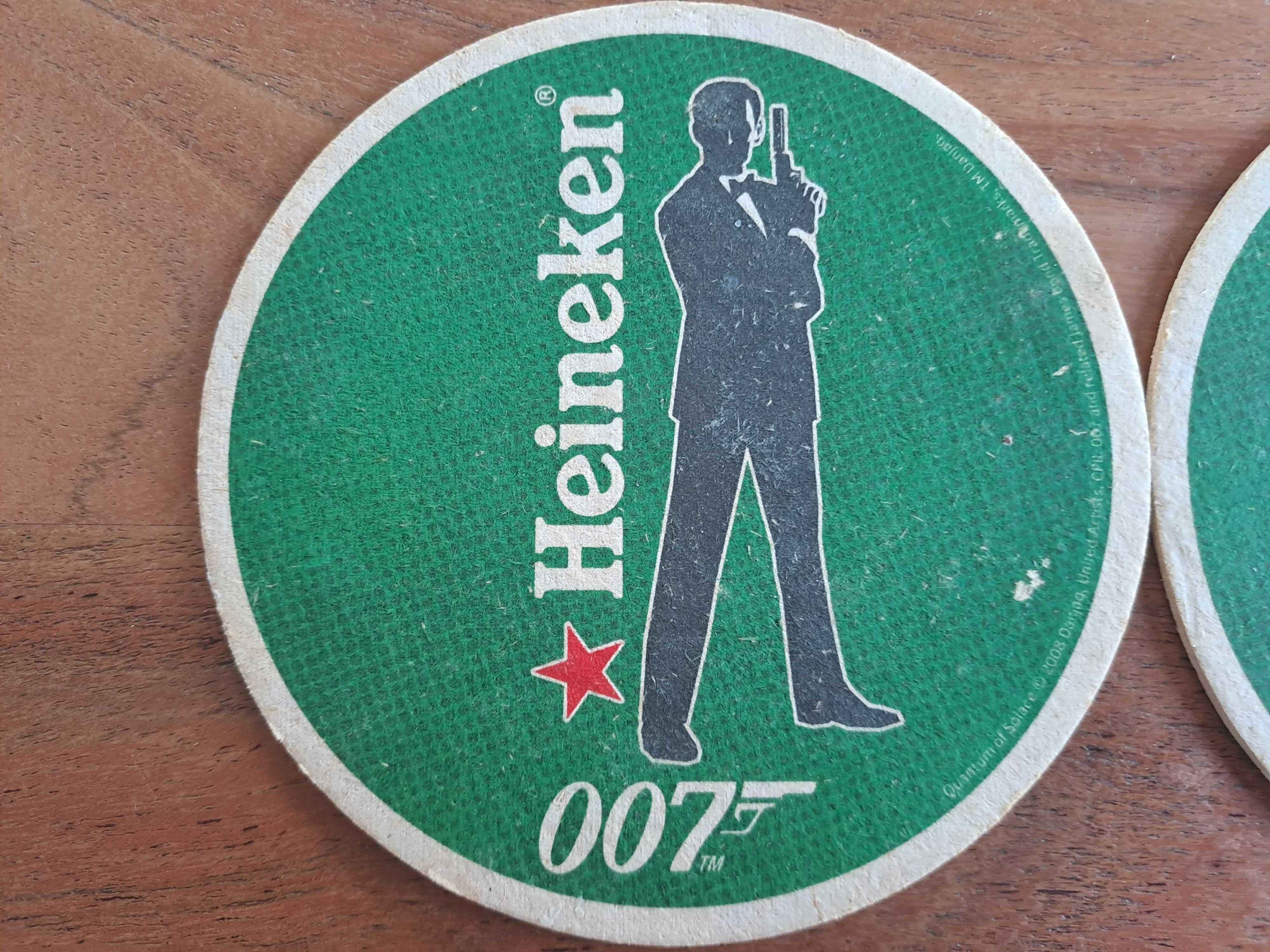 Heineken James Bond 007 Podkładki do piwa