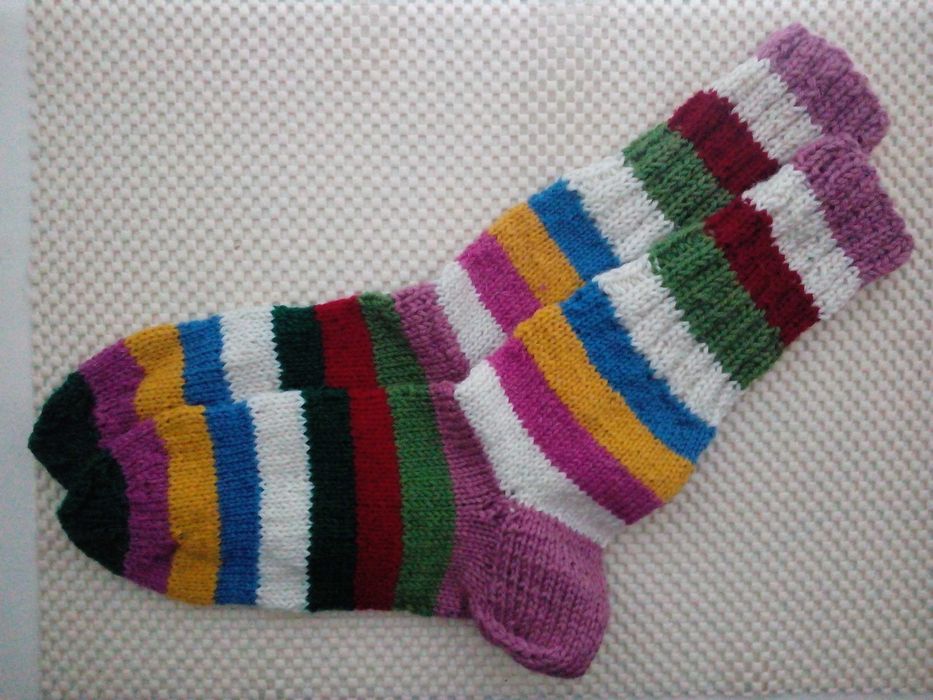 Носки вязаные женские