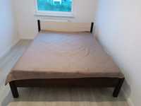 Łóżko 160x200 z materacem i narzutą