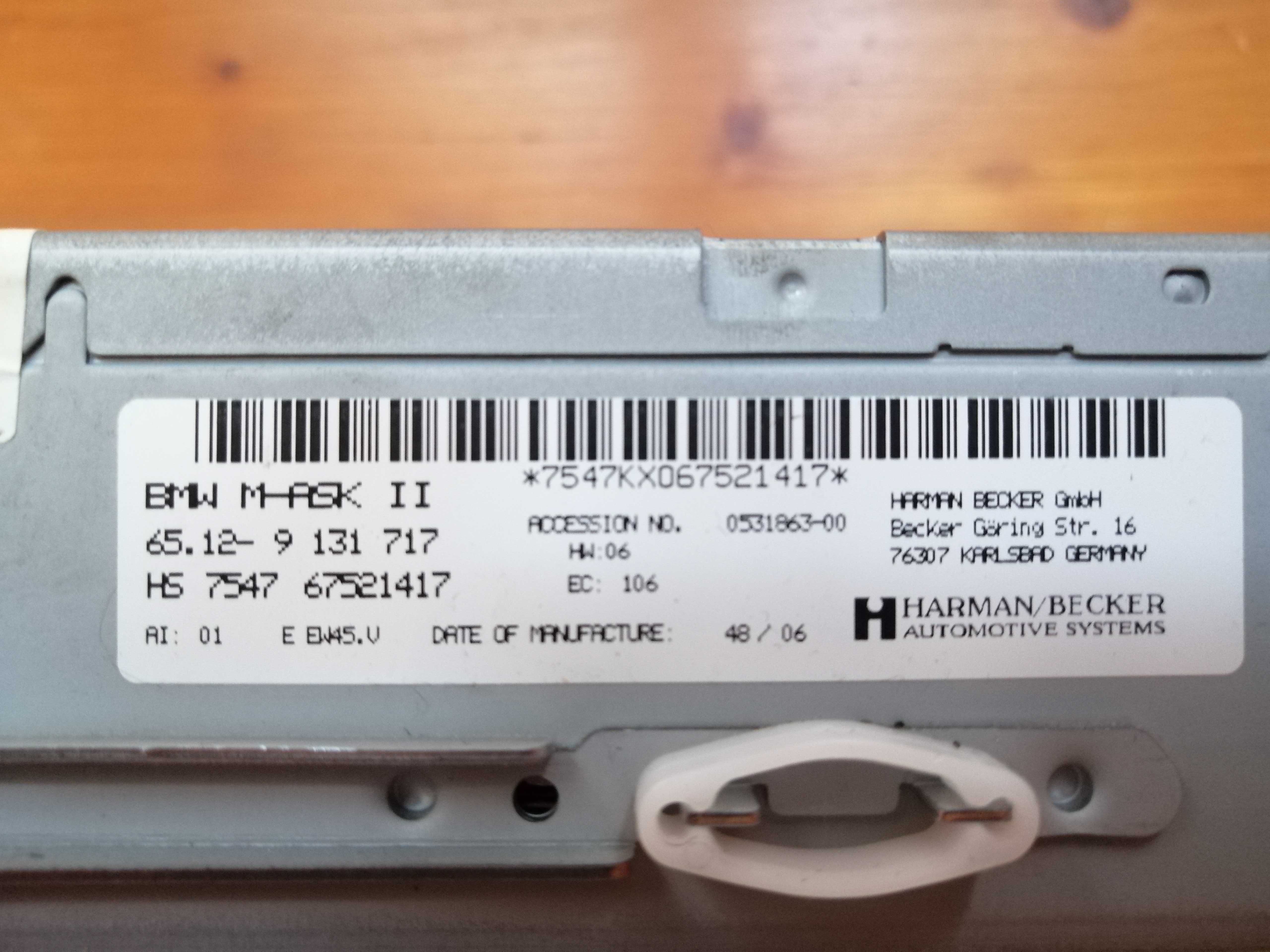 radio gps m-ask bmw serie 1 e87 - serie3 e90