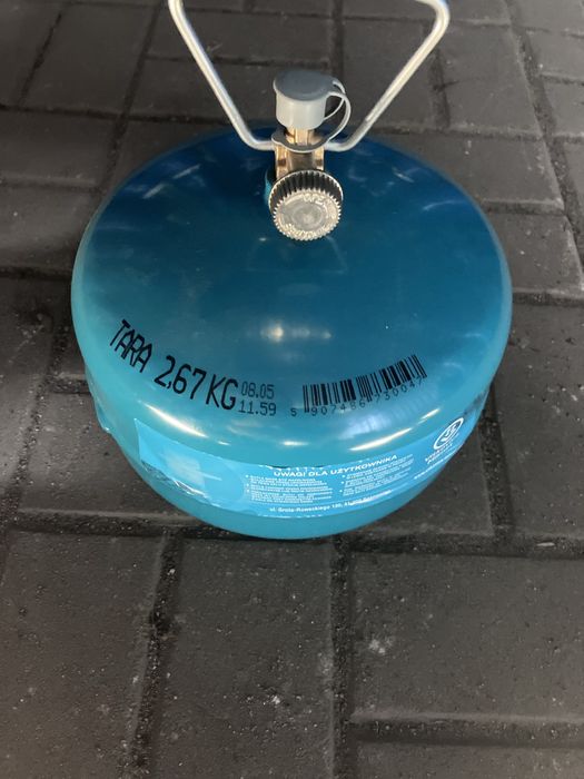 Butla gazowa turystyczna 2 kg nowa