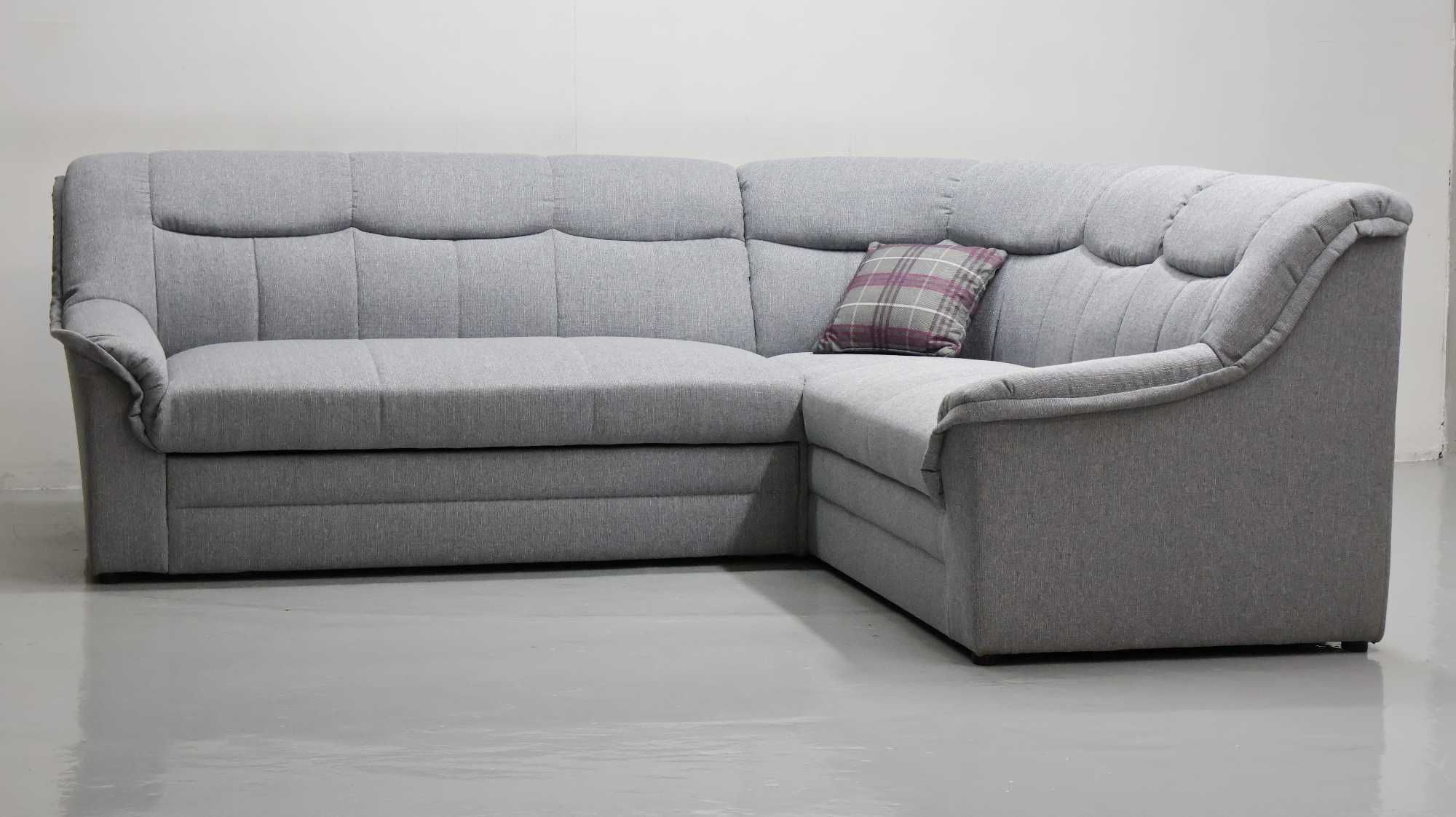 TFZ DESIGN NAROŻNIK funkcja spania rogówka sofa kanapa szara tkanina