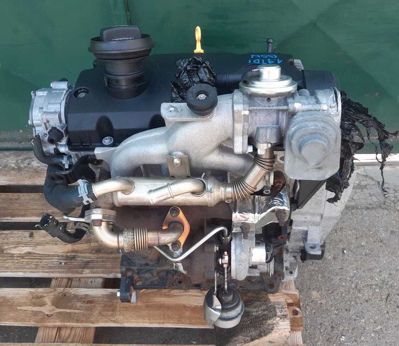 Двигатель Skoda Fabia 2 1.9 Tdi Bsw Двигун Roomster Мотор Bls Bxe Bkc