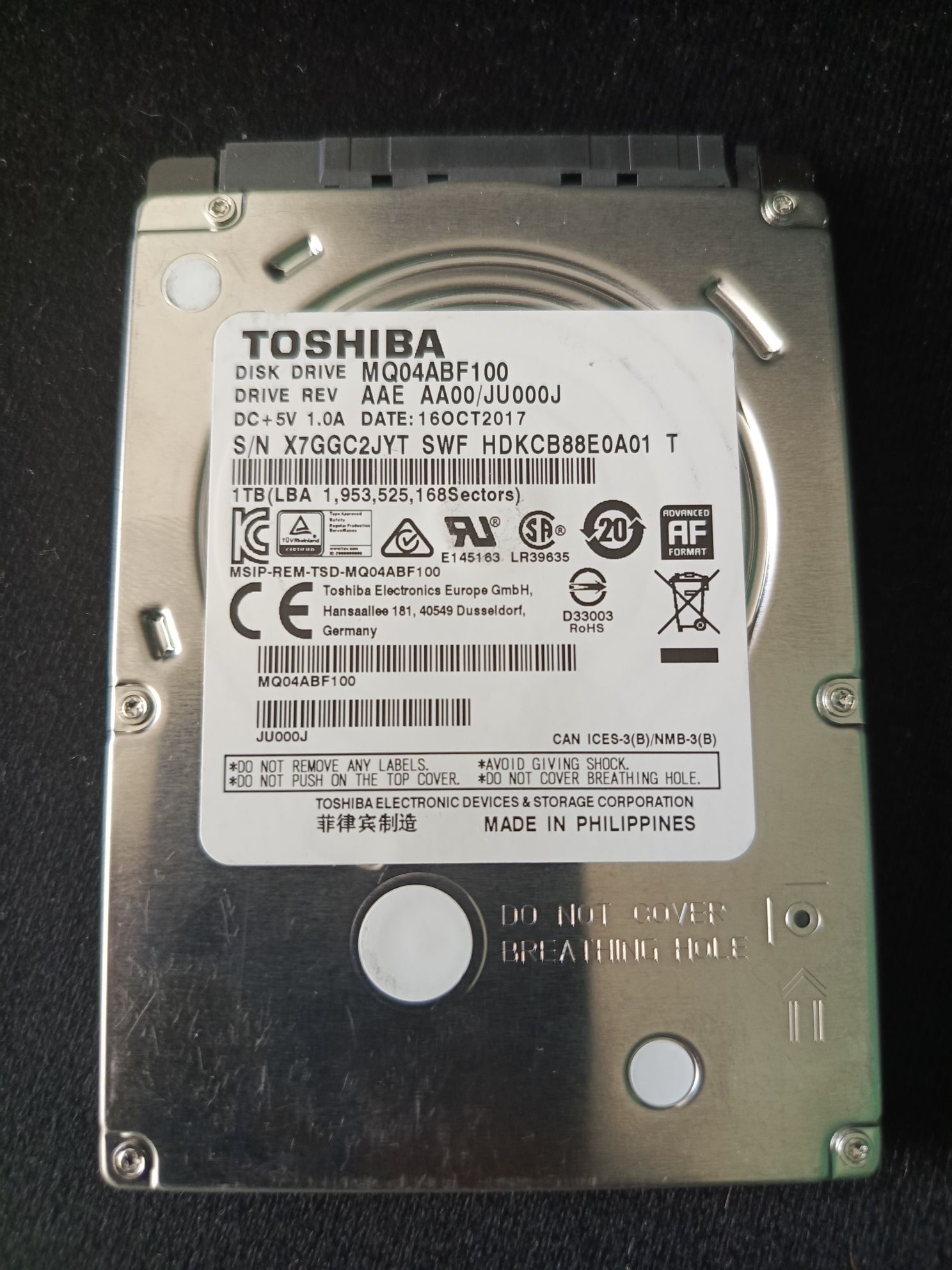 Dysk twardy 1 tb