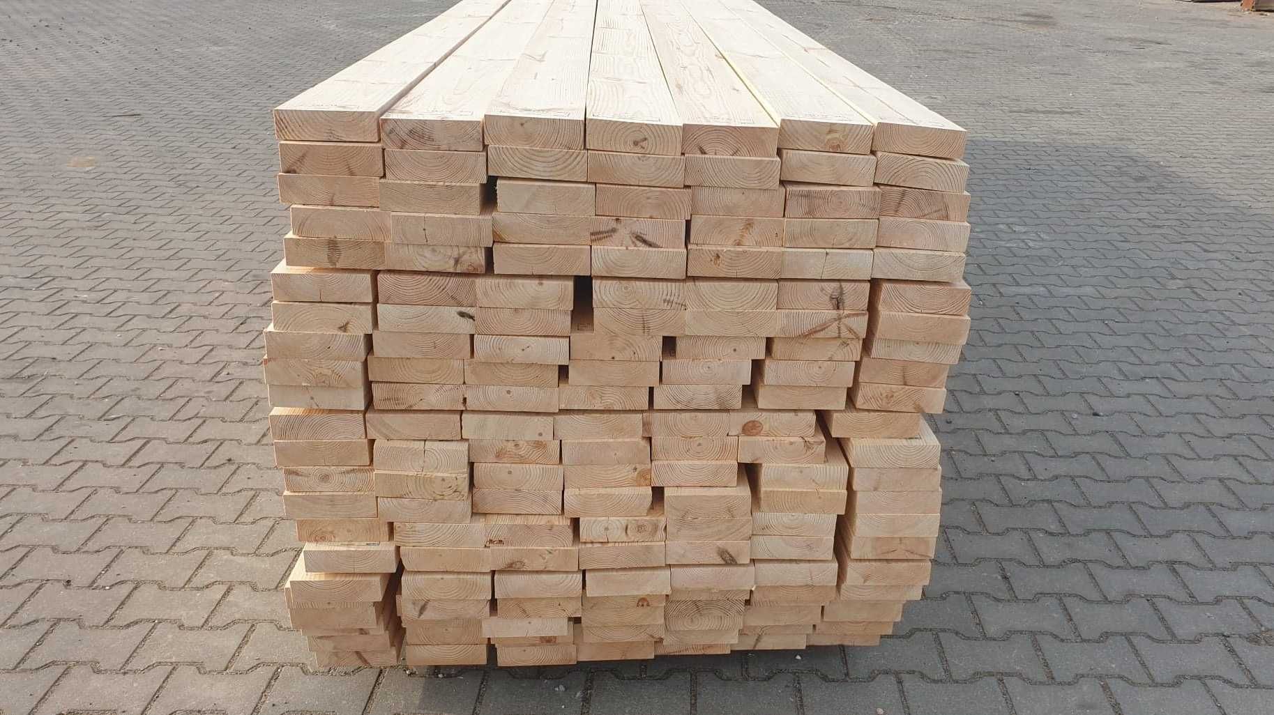 Drewno konstrukcyjne C24 45 x 145 Dom Szkieletowy od 3m co 30cm 4,8m