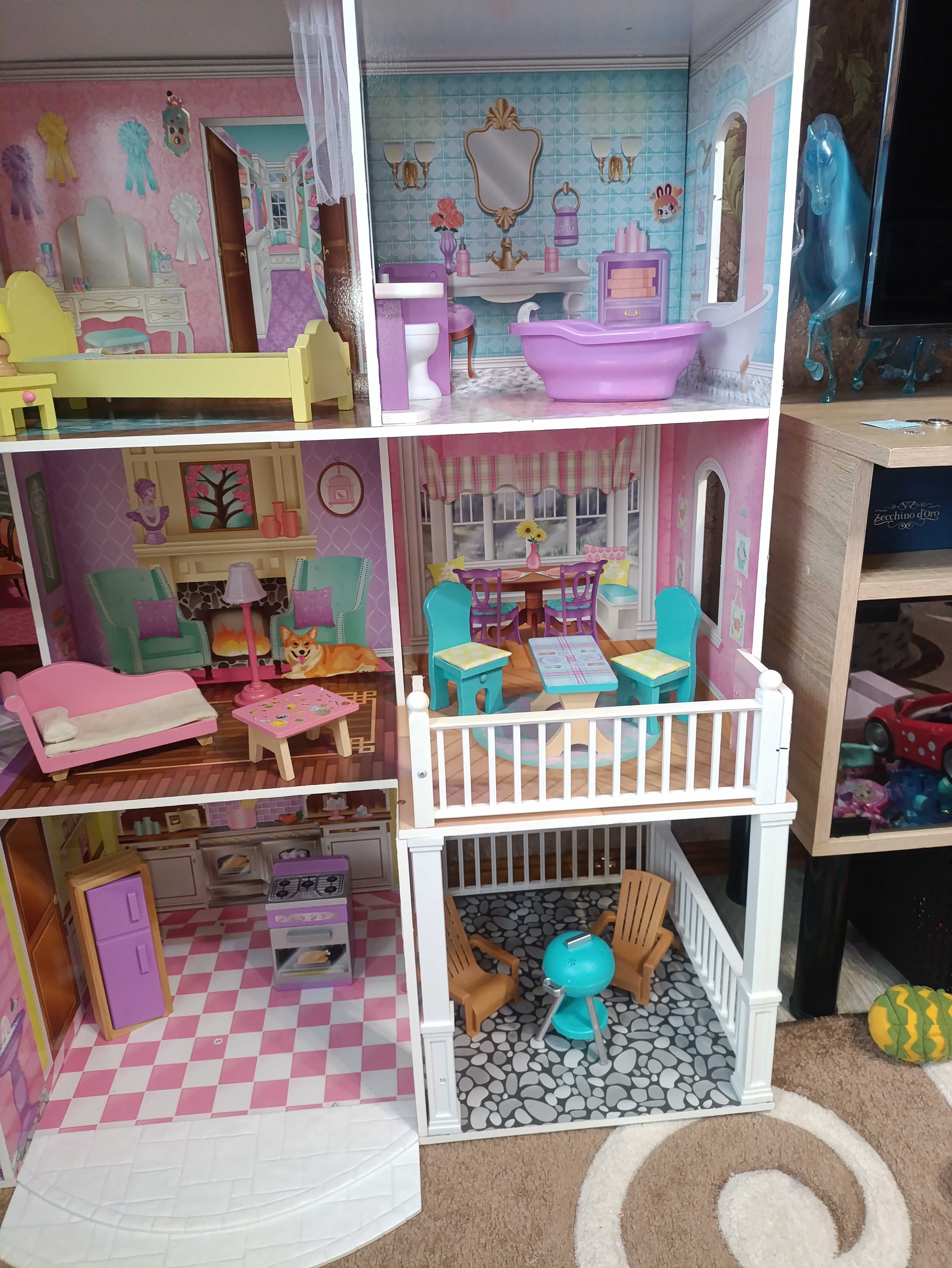 Будиночок Kensington Country Estate Kidkraft 65242 в чьотирі поверхи